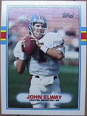 Elway 1989 Topps UK