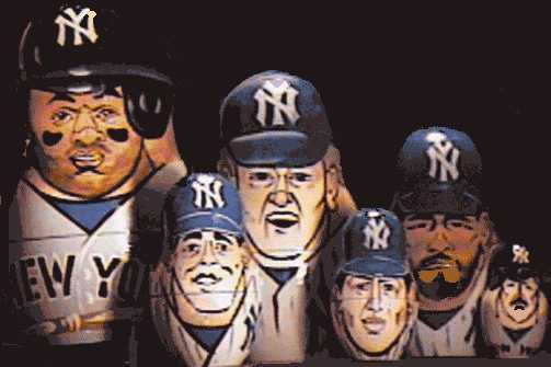 1995 Yankees World Champs Russian Dolls