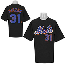 Majestic Athletic New York Mets Mike Piazza Jersey T-Shirt