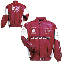 Chase Authentics Bill Elliott Drivers Line Leather Uniform Jacket