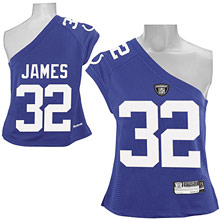 NFL Equipment Indianapolis Colts Edgerrin James Off The Shoulder Womens Jersey