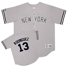 Majestic Athletic New York Yankees Replica Road Jersey