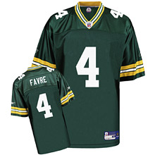NFL Equipment Green Bay Packers Brett Favre EQT Tackle Twill Home Jersey