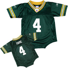 NFL Equipment Green Bay Packers Brett Favre Infant Replica Onesee Jersey