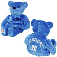 Salvino  Detroit Lions Barry Sanders Bear