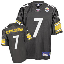 NFL Equipment Pittsburgh Steelers Ben Roethlisberger Replica Team Color Jersey
