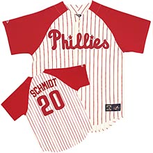Majestic Athletic Philadelphia Phillies Mike Schmidt retro Replica Jersey