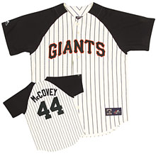 Majestic Athletic San Francisco Giants Willie McCovey retro Replica Jersey