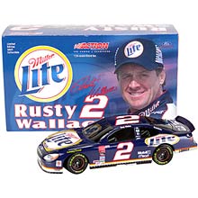 Action Racing Rusty Wallace 2001 1:24 Die Cast Car/Bank