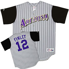 Majestic Athletic Arizona Diamondbacks Steve Finley Replica Road Jersey