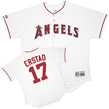 Majestic Athletic Anaheim Angels Darin Erstad Replica Home Jersey