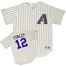 Majestic Athletic Arizona Diamondbacks Steve Finley Replica Home Jersey