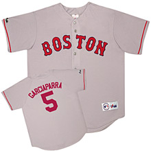 Majestic Athletic Boston Red Sox Nomar Garciaparra Replica Road Jersey