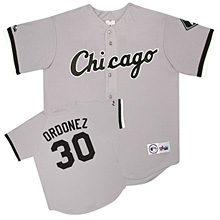 Majestic Athletic Chicago White Sox Magglio Ordonez Replica Road Jersey