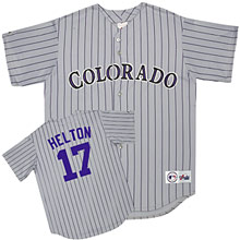 Majestic Athletic Colorado Rockies Todd Helton Replica Road Jersey