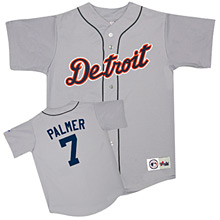 Majestic Athletic Detroit Tigers Dean Palmer Replica Road Jersey