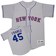 Majestic Athletic New York Mets John Franco Replica Road Jersey