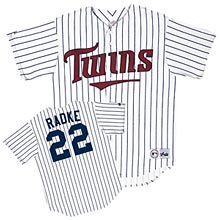 Majestic Athletic Minnesota Twins Brad Radke Replica Home Jersey