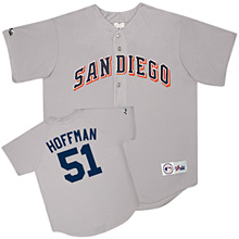 Majestic Athletic San Diego Padres Trevor Hoffman Replica Road Jersey