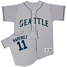 Majestic Athletic Seattle Mariners Customized Replica Road Jersey