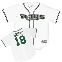 Majestic Athletic Tampa Bay Devil Rays Ben Grieve Replica Home Jersey