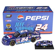 Action Racing Jeff Gordon Pepsi 1:24 and 1:64 Bank/Car Set