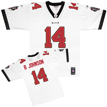 NFL Equipment Tampa Bay Buccaneers Brad Johnson Replica Road Jersey