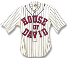 1931 House of David Home Throwback Baseball Jersey (Sizes Small - 2XL) WIth #4 From Ebbets Field Flannels (Babe Ruth)