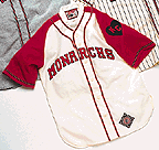 Negro League Kansas City Monarchs 1942 Home Jersey With #25 (Satchel Paige) From Ebbets Field Flannels