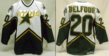 Dallas Stars Ed Belfour NHL CCM Authentic Hockey Game Jersey