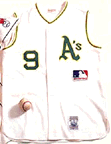 1969 Oakland Athletics Home Jersey From Mitchell & Ness - With #27 On Jersey (Jim Hunter)