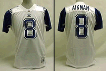 1995 Dallas Cowboys Troy Aikman Authentic Throwback NFL Jersey From Mitchell & Ness - With #8 and the name 'Aikman' On Jersey with Famous Double Star Styling