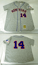1969 New York Mets Road Jersey From Mitchell & Ness - With #14 On Jersey (Gil Hodges)