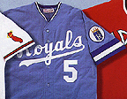 1985 Kansas City Royals Road Jersey From Mitchell & Ness, With #5 On Jersey (George Brett)