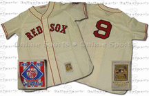 1939 Boston Red Sox Jersey From Mitchell & Ness - With #9 On Jersey (Ted Williams)