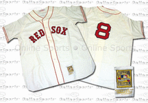1967 Boston Red Sox 'Impossible Dream ' Home Shirt From Mitchell & Ness - With #8 On Jersey (Carl Yastrzemski)