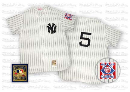 1939 New York Yankees Home Jersey From Mitchell & Ness, With #4 On Jersey (Lou Gehrig)