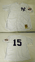 1977 New York Yankees Home Jersey...Modern Era From Mitchell & Ness, With #15 On Jersey (Thurman Munson)