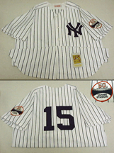 1973 New York Yankees Home Jersey...Modern Era From Mitchell & Ness, With #15 On Jersey