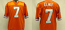 John Elway Old Style Denver Broncos Authentic NFL Pro-Line Football Jersey - Unautographed
