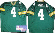 Brett Favre, Green Bay Packers Unautographed Authentic Wilson Football Jersey