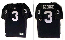 Jeff George, Oakland Raiders Unautographed Authentic Wilson Football Jersey