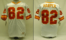 Alvin Harper, Tampa Bay Buccaneers Unautographed Authentic Wilson Football Jersey