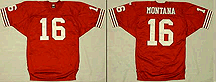 Joe Montana San Francisco 49ers Unautographed Authentic Wilson Football Jersey