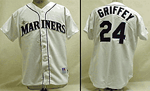 Ken Griffey, Jr., Seattle Mariners #24 Authentic Major League Baseball Jersey from Russell Athletic