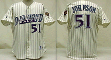 Randy Johnson, Arizona Diamondbacks #51 Authentic Major League Baseball Jersey from Russell Athletic